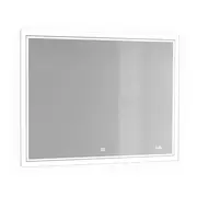 ЗЕРКАЛО JORNO GLASS 100 С ПОДСВЕТКОЙ И ЧАСАМИ