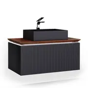 ПОДВЕСНАЯ ТУМБА JORNO STRONG 100 АНТРАЦИТ