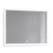 ЗЕРКАЛО JORNO SLIDE 100 С ПОДСВЕТКОЙ И ЧАСАМИ