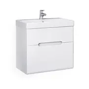 ПОДВЕСНАЯ ТУМБА JORNO MODUO SLIM 50 БЕЛАЯ C РАКОВИНОЙ CERSANIT MODUO SLIM 50 СМ