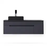 ПОДВЕСНАЯ ТУМБА JORNO SHINE 120 АНТРАЦИТ С МФУ