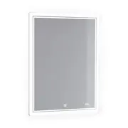 ЗЕРКАЛО JORNO GLASS 65 С ПОДСВЕТКОЙ И ЧАСАМИ