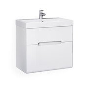 ПОДВЕСНАЯ ТУМБА JORNO MODUO SLIM 50 БЕЛАЯ C РАКОВИНОЙ CERSANIT MODUO SLIM 50 СМ