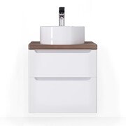 ПОДВЕСНАЯ ТУМБА JORNO WOOD 60 БЕЛАЯ