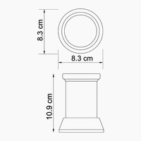СТАКАН ДЛЯ ЗУБНЫХ ЩЕТОК WASSERKRAFT K-2428