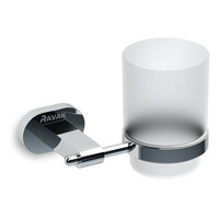 ДЕРЖАТЕЛЬ СО СТАКАНОМ (СТЕКЛО) RAVAK CR 210.00