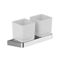 ДЕРЖАТЕЛЬ С ДВУМЯ СТАКАНАМИ (СТЕКЛО) RAVAK TD 220.00