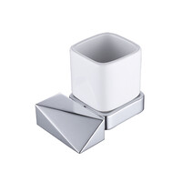 СТАКАН ДЛЯ ЗУБНЫХ ЩЕТОК BOHEME NEW VENTURO, ХРОМ