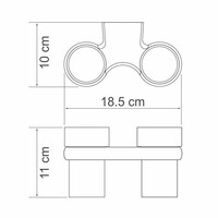 ПОДСТАКАННИК ДВОЙНОЙ WASSERKRAFT BERKEL K-6828D