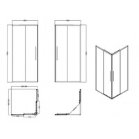 ОГРАЖДЕНИЕ ДУШЕВОЕ ESBANO ESS-90KV-C
