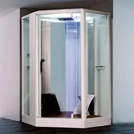 ДУШЕВАЯ КАБИНА С ФУНКЦИЕЙ "РИМСКИЕ ТЕРМЫ" ORANS SR-89106S WHITE