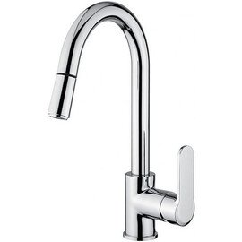 СМЕСИТЕЛЬ С ВЫДВИЖНЫМ ИЗЛИВОМ ДЛЯ КУХНИ EMMEVI NEFER CR77066