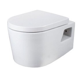 УНИТАЗ ПОДВЕСНОЙ БЕЗОБОДКОВЫЙ CREO CERAMIQUE RENNES RE1000R+RE1001T С УЛЬТРАТОНКОЙ БЫСТРОСЪЕМНОЙ КРЫШКОЙ МИКРОЛИФТ