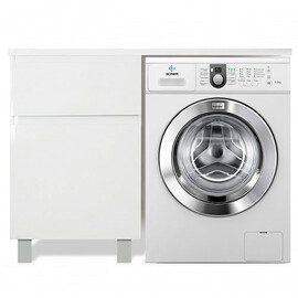 КОМПЛЕКТ МЕБЕЛИ DALLAS LUXE 1200Х482 ЛЕВОСТОРОННИЙ НАПОЛЬНЫЙ 2 ЯЩИКА (ШХГХВ) 548Х476Х860