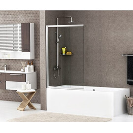 СТЕКЛЯННАЯ ШТОРКА ДЛЯ ДУША WASSERKRAFT MAIN 41S02-80 WASSERSCHUTZ РАЗДВИЖНАЯ, РАСПАШНАЯ, ДВУХСТВОРЧАТАЯ