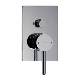 СМЕСИТЕЛЬ ДЛЯ ВАННЫ СКРЫТОГО МОНТАЖА КВАДРАТ (ХРОМ)