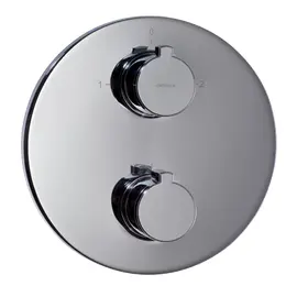 СМЕСИТЕЛЬ ТЕРМОСТАТИЧЕСКИЙ ДЛЯ ВАННЫ СКРЫТОГО МОНТАЖА КРУГ (ХРОМ)