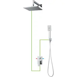 СИСТЕМА ДЛЯ ДУША СКРЫТОГО МОНТАЖА 10 OMNIRES FRESH ХРОМ