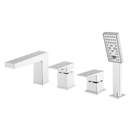 СМЕСИТЕЛЬ ДЛЯ ВАННЫ НА 4 ОТВЕРСТИЯ OMNIRES FRESH ХРОМ