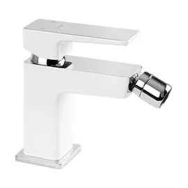 СМЕСИТЕЛЬ ДЛЯ БИДЕ OMNIRES PARMA ХРОМ/БЕЛЫЙ