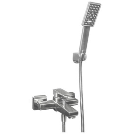 СМЕСИТЕЛЬ ДЛЯ ВАННЫ С ДУШЕВЫМ КОМПЛЕКТОМ OMNIRES PARMA ИНОКС