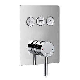 GOCLICK СМЕСИТЕЛЬ ДЛЯ ВАННЫ НА 3 ВЫХОДА СКРЫТОГО МОНТАЖА OMNIRES Y ХРОМ