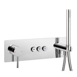 GOCLICK СМЕСИТЕЛЬ НА 3 ВЫХОДА СКРЫТОГО МОНТАЖА СО ВСТРОЕННЫМ ДУШЕМ OMNIRES Y ХРОМ