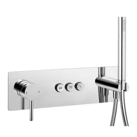 GOCLICK СМЕСИТЕЛЬ НА 3 ВЫХОДА СКРЫТОГО МОНТАЖА СО ВСТРОЕННЫМ ДУШЕМ OMNIRES Y ХРОМ