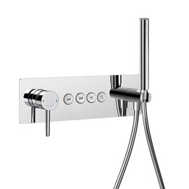 GOCLICK СМЕСИТЕЛЬ НА 4 ВЫХОДА СКРЫТОГО МОНТАЖА СО ВСТРОЕННЫМ ДУШЕМ OMNIRES Y ХРОМ