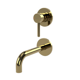 СМЕСИТЕЛЬ ДЛЯ УМЫВАЛЬНИКА СКРЫТОГО МОНТАЖА ВЕРТИКАЛЬНЫЙ OMNIRES Y ЗОЛОТО