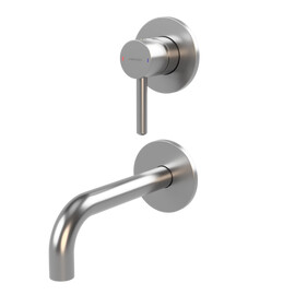 СМЕСИТЕЛЬ ДЛЯ УМЫВАЛЬНИКА СКРЫТОГО МОНТАЖА ВЕРТИКАЛЬНЫЙ OMNIRES Y НИКЕЛЬ