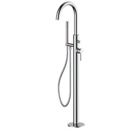 СМЕСИТЕЛЬ ДЛЯ ВАННЫ ОТДЕЛЬНОСТОЯЩИЙ (ХРОМ)