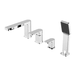 СМЕСИТЕЛЬ ДЛЯ ВАННЫ НА 4 ОТВЕРСТИЯ OMNIRES BARETTI ХРОМ