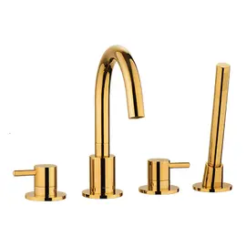 СМЕСИТЕЛЬ ДЛЯ ВАННЫ НА 4 ОТВЕРСТИЯ OMNIRES Y ЗОЛОТО