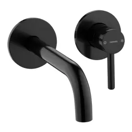 СМЕСИТЕЛЬ ДЛЯ УМЫВАЛЬНИКА СКРЫТОГО МОНТАЖА ГОР OMNIRES Y ЧЕРНЫЙ