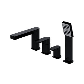 СМЕСИТЕЛЬ ДЛЯ ВАННЫ НА 4 ОТВЕРСТИЯ OMNIRES BARETTI ЧЕРНЫЙ