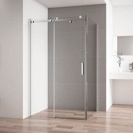 ДУШЕВОЙ УГОЛОК CEZARES STYLUS-SOFT-AH-1-130/100-C-CR ПРОЗРАЧНОЕ СТЕКЛО