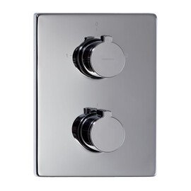 СМЕСИТЕЛЬ ТЕРМОСТАТИЧЕСКИЙ ДЛЯ ВАННЫ СКРЫТОГО МОНТАЖА КВАДРАТ (ХРОМ)