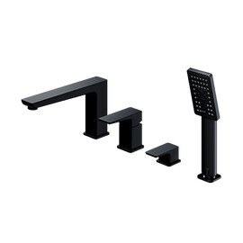 СМЕСИТЕЛЬ ДЛЯ ВАННЫ НА 4 ОТВЕРСТИЯ OMNIRES PARMA ЧЕРНЫЙ