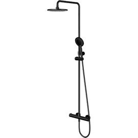 ТЕРМОСТАТИЧЕСКАЯ ДУШЕВАЯ СИСТЕМА НАРУЖНОГО МОНТАЖА N OMNIRES Y ЧЕРНАЯ