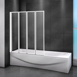 ШТОРКА ДЛЯ ВАННЫ CEZARES RELAX-V-4-90/140-P-BI-L МАТОВОЕ СТЕКЛО, ПРАВАЯ