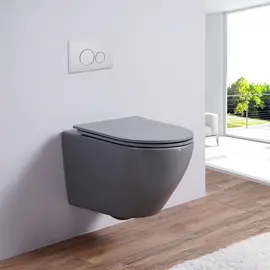 УНИТАЗ-ПОДВЕСНОЙ ESBANO AZALEA СЕРЫЙ МАТОВЫЙ