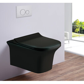 УНИТАЗ-ПОДВЕСНОЙ ESBANO AZUL ЧЕРНЫЙ МАТОВЫЙ