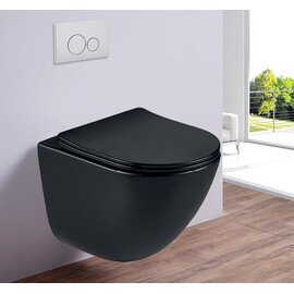 УНИТАЗ-ПОДВЕСНОЙ ESBANO LOTUS ЧЕРНЫЙ МАТОВЫЙ