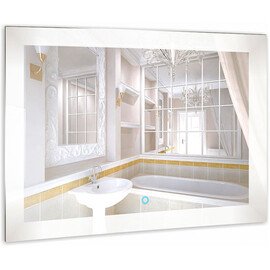         ЗЕРКАЛО RELISAN LINDA 800Х600 С ПОДСВЕТКОЙ