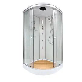 ДУШЕВАЯ КАБИНА DETO EM1590GM+EL С ГИДРОМАССАЖЕМ И ЭЛЕКТРИКОЙ