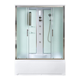 ДУШЕВАЯ КАБИНА DETO EM4515GM+EL С ГИДРОМАССАЖЕМ И ЭЛЕКТРИКОЙ