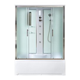ДУШЕВАЯ КАБИНА DETO EM4515GM+EL С ГИДРОМАССАЖЕМ И ЭЛЕКТРИКОЙ