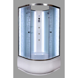 ДУШЕВАЯ КАБИНА DETO EM4510NLED+GM С ГИДРОМАССАЖЕМ