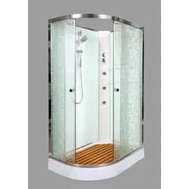 ДУШЕВАЯ КАБИНА DETO EM1511RNGM С ГИДРОМАССАЖЕМ, ПРАВАЯ